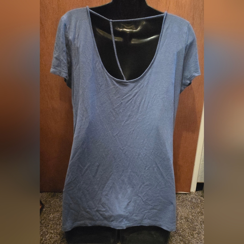 Active USA Blue Short Sleeve Tee SzM - Picture 5 of 7